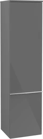 Villeroy & Boch Venticello hoge kast 40.4x37.2x154 cm. deur links Glossy Grey