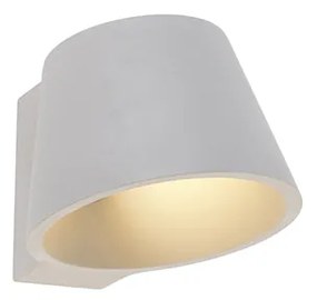 Industriële wandlamp beton met lichteffect - Cup Industriele / Industrie / Industrial G9 rond Binnenverlichting Lamp
