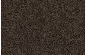 Goossens Eetkamerstoel Koncept donkerbruin stof leuning, modern design