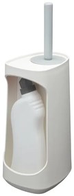 Tiger Tess Toiletborstelhouder met opbergfunctie vrijstaand en Swoop® borstel flexibel Wit Lichtgrijs 1329520146