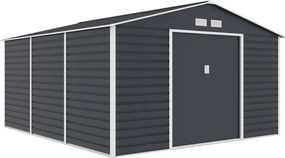 Metalen tuinhuisje Lahti 3.4 x 3.9 m Store Boss antraciet
