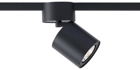 Moderne spot zwart voor railsysteem 1-fase GU10 70mm - Iconic Roto