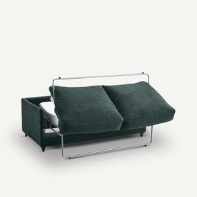 Omvormbare compacte bank in fluweel, Lazare