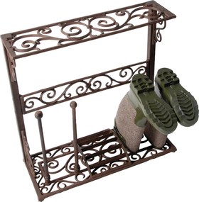 Esschert Design gietijzeren laarzenrek (klein)