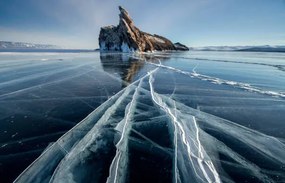 Kunstfotografie Lake Baikal is a frosty winter, Evgeniy Ivanov, (40 x 26.7 cm)