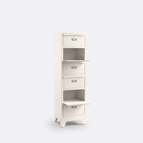 Ladekast in metaal met klapdeuren, Hiba