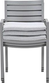 Garden Impressions Amarillo tuinstoel taupe - 2 stuks