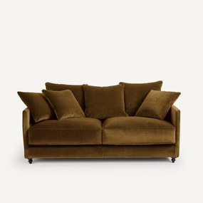 Omvormbare compacte bank in fluweel, Lazare