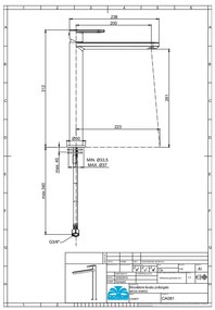Paffoni Candy verhoogde wastafelmengkraan chroom