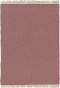 Handgeweven laagpolig wollen vloerkleed Liv