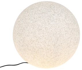 Smart buitenlamp met dimmer grijs 56 cm IP65 incl LED - Nura Modern E27 IP65 Buitenverlichting bol / globe / rond