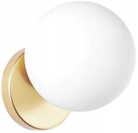 Wandlamp Wandlamp Glazen Bol Goud APP950-1W