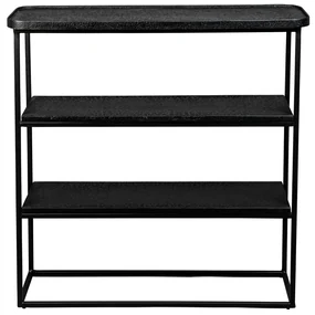 Dutchbone Winston Zwarte Sidetable Metaal - 90 X 30cm.