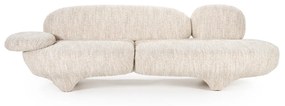 Eleonora Jayden Design Bank Organische Vorm Beige