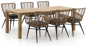 Intenso Asti/ROUGH-S 220cm dining tuinset 7-delig