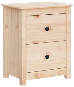 vidaXL Nachtkastje 50x35x61,5 cm massief grenenhout