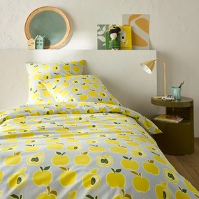 Bedset 50% gerecycled katoen vierkant kussensloop Pommes
