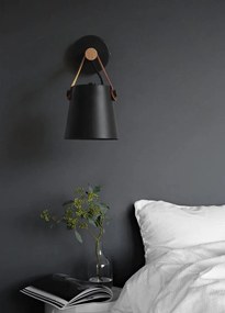 Nordic Wandlamp Zwart