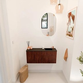Mondiaz Joya 90cm toiletmeubel ruby met wastafel faye rechts 1 kraangat urban