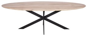 Starfurn Ferris Ovale Eettafel Naturel Eiken 210 Cm - 210 X 100cm.