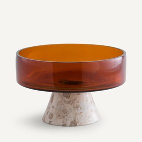 Schaal in glas en marmer, Trapani