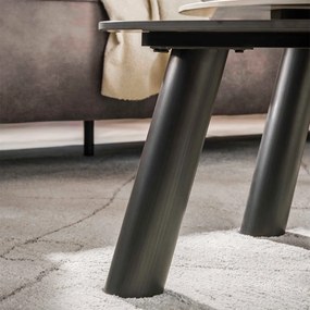 Travin Salontafelset Organisch Rond - 100 X 87cm.