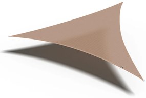 Platinum Coolfit schaduwdoek driehoek 5.0x5.0x5.0m - Zand