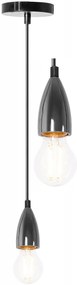 Plafondlamp Hanglamp Chroom Zwart APP357-1CP