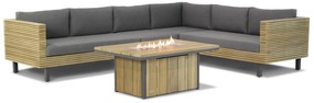 Hoek loungeset 6 personen Teak Old teak greywash  Lifestyle Garden Furniture New York