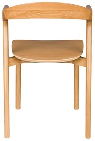 Zuiver Northwood Natural Eiken Eetkamerstoel Minimalistisch