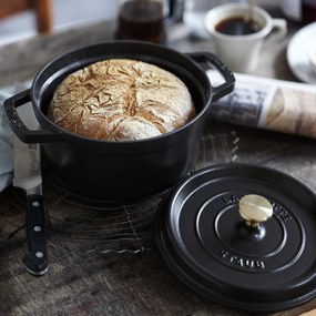 Staub La Cocotte Cocotte 24 cm / 3,7 l, Rond, Zwart - La Cocotte - Staub