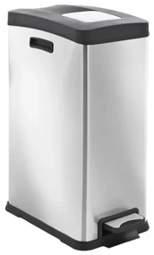 EKO Pedaalemmer Rejoice 30 L matzilverkleurig