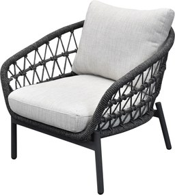 Montreal lounge tuinstoel antraciet