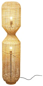 Kare Design Aloha Vloerlamp Riet Retro 136 Cm