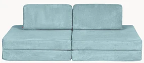 Modulaire kinderbank Mila van corduroy, handgemaakt