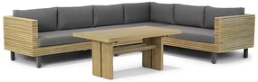 Dining Loungeset 6 personen Teak Old teak greywash  Lifestyle Garden Furniture New York