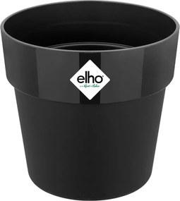 elho B.for Original Rond 22 - Living black (Zwart) - Diameter 22 x H 20 cm - Ideaal voor binnen - 100% gerecycled