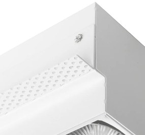 Inbouwspot wit GU10 AR111 trimless 2-lichts - Oneon