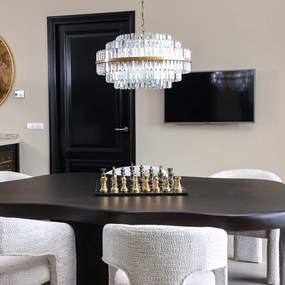 Richmond Interiors Sherman Grote Boomstam Tafel Rond 230x139 Cm - 230.5 X 138.5cm.