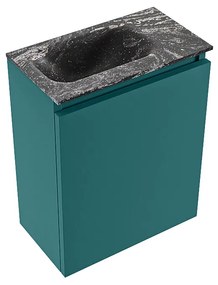 Mondiaz Ture DLux toiletmeubel 40cm smag met wastafel lava links met kraangat
