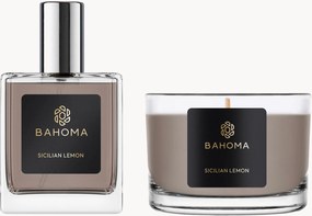 Kamerspray en geurkaars Sicilian Lemon, 2-delig (citroen, litsea cubeba, groen)