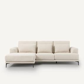 Zitbank met hoek links in bouclé, Marsile