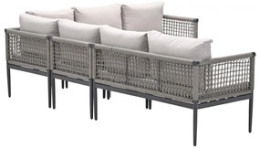 Garden Impressions Burela lounge hoekset rechts 4-delig - taupe