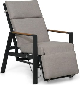 Lifestyle Garden Furniture Camino Relax Stoel Gasveer Verstelbaar Aluminium Grijs