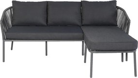 Baratti Chaise Longue Loungeset - Limoges - Antraciet - Rope - Baratti