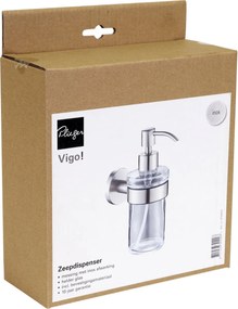 Plieger Vigo zeepdispenser geborsteld chroom