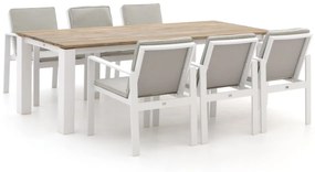 Diningset Bellagio  | 6 personen | Tuinset aluminium | 7-delig | Kees Smit Tuinmeubelen