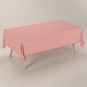 Dekoria Rechthoekig tafelkleed, rood-ecru , 130 x 160 cm