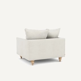 Linnen fluwelen fauteuil, LAZARE