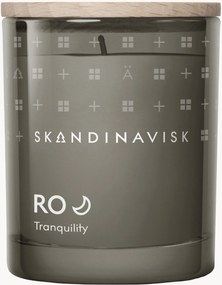 Mini geurkaars Ro (gemaaid gras, gevallen bladeren, komkommer, wilde paarse)